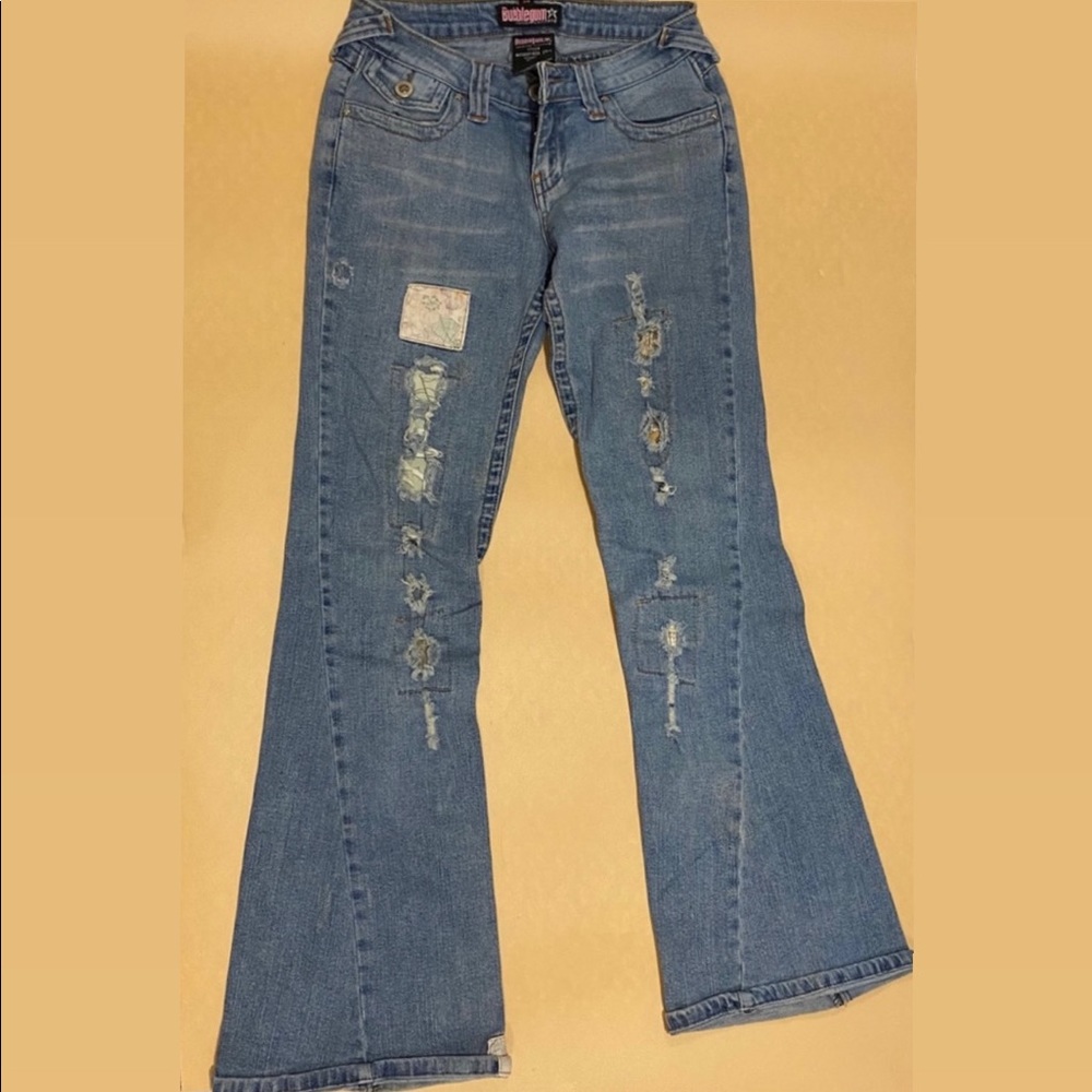 Bubblegum Y2K Flare Jeans